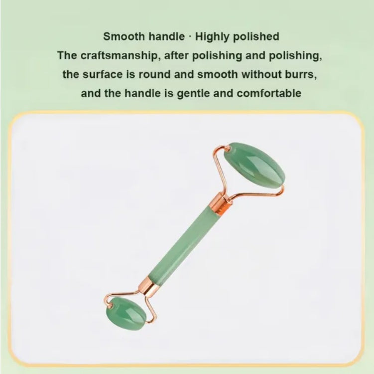 Gua Sha Board 2PCS Massage Stone For Facial Body Skincare Roller Scraping Massager Natural Resin Facial Lifting Scraper Neck Anti Wrinkle Massager Tool - XMART