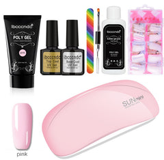 Painless And Rapid Extension Of Crystal Glue100-piece Boxed With Scaled Nail Crystal - XMART