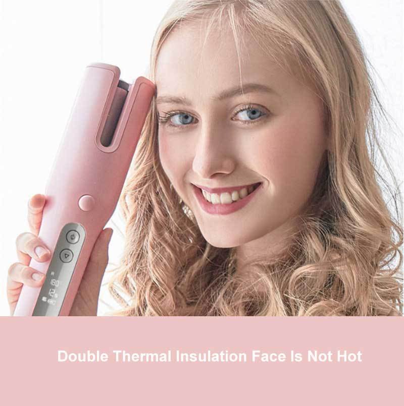 Wireless Automatic Curler USB  LCD Screen Ceramic Heating Anti-perm Curler - XMART