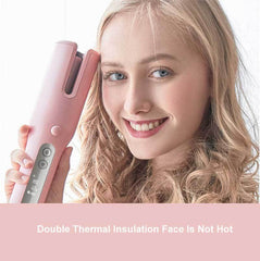 Wireless Automatic Curler USB  LCD Screen Ceramic Heating Anti-perm Curler - XMART