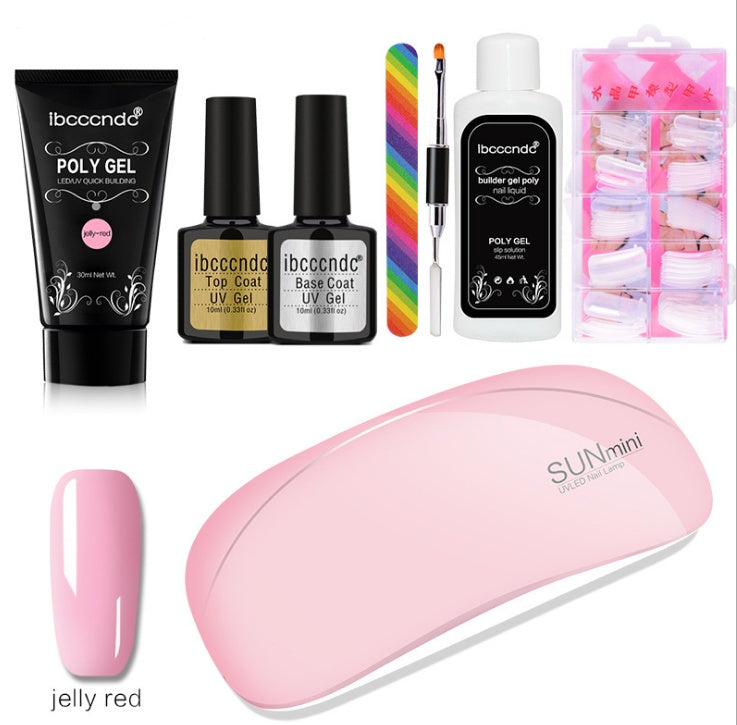 Painless And Rapid Extension Of Crystal Glue100-piece Boxed With Scaled Nail Crystal - XMART