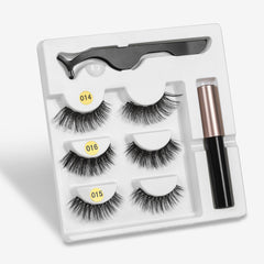 A Pair Of False Eyelashes With Magnets In Fashion - XMART