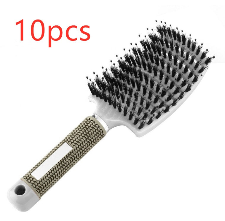 Hairbrush Anti Klit Brushy Haarborstel Women Detangler Hair Brush Bristle Nylon Scalp Massage  Teaser Hair Brush Comb - XMART