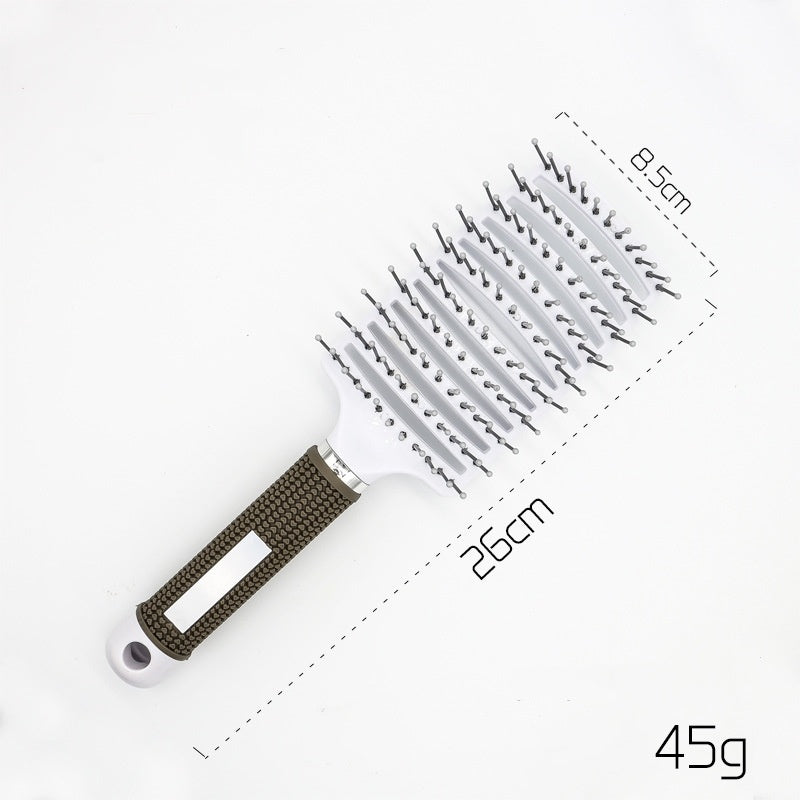 Hairbrush Anti Klit Brushy Haarborstel Women Detangler Hair Brush Bristle Nylon Scalp Massage  Teaser Hair Brush Comb - XMART