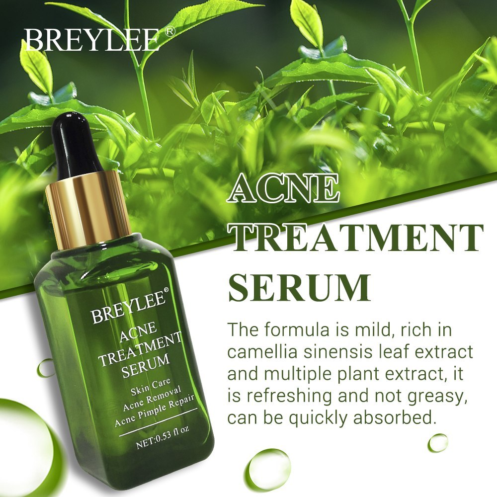 BREYLEE Acne Treatment Serum Face Facial Anti Acne Scar Removal Cream Skin Care Whitening Repair Pimple Remover For Acne - XMART