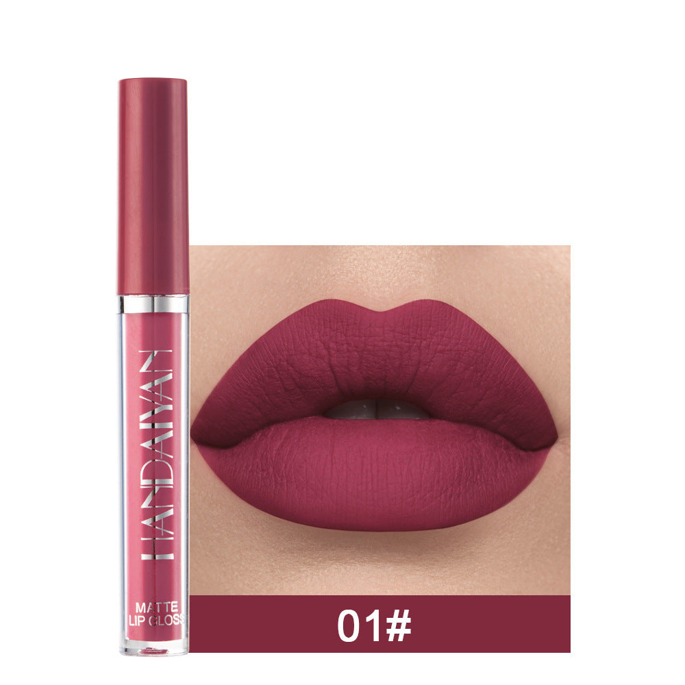 Matte Non-stick Cup Lip Gloss, Non-fading Matte Liquid Lipstick - XMART