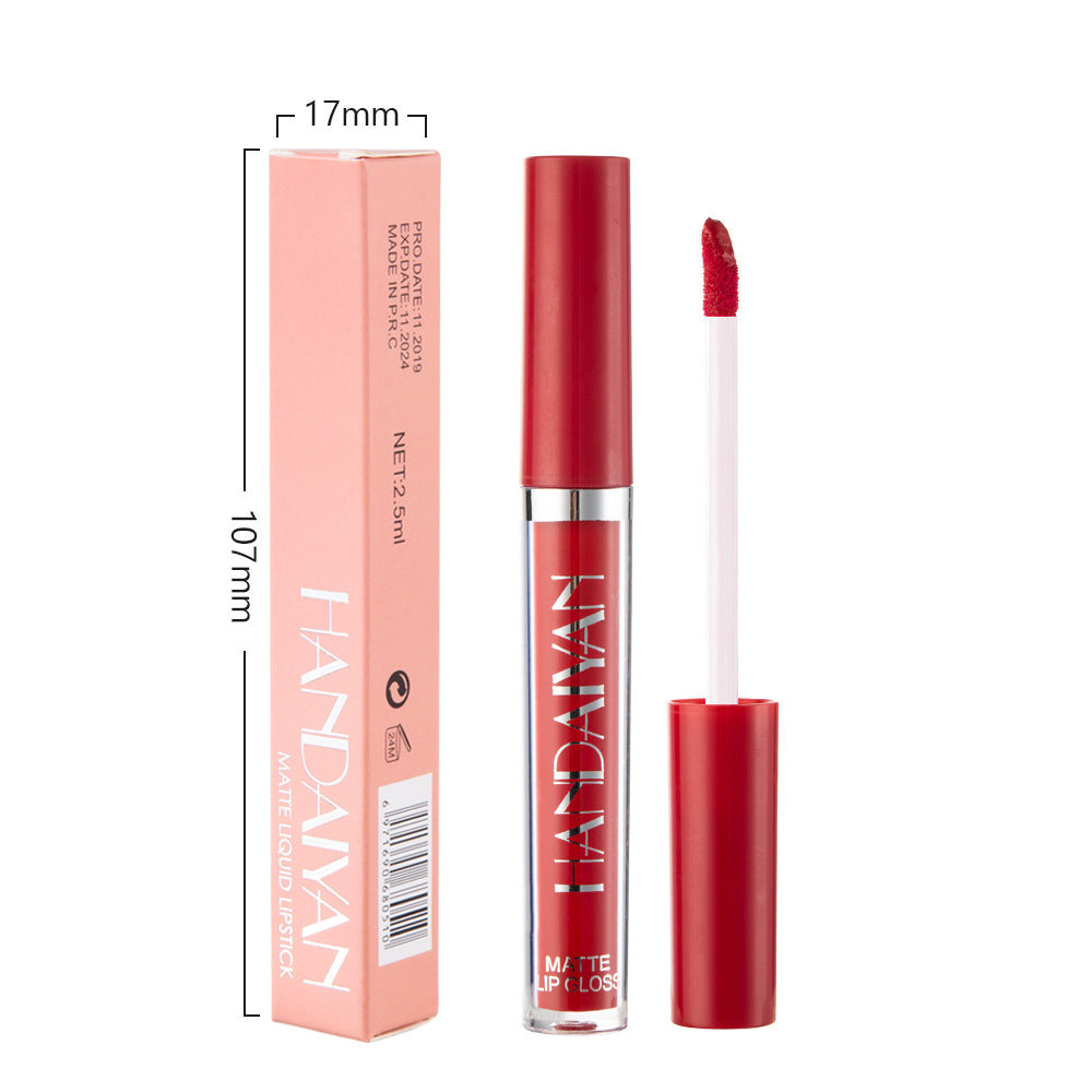 Matte Non-stick Cup Lip Gloss, Non-fading Matte Liquid Lipstick - XMART