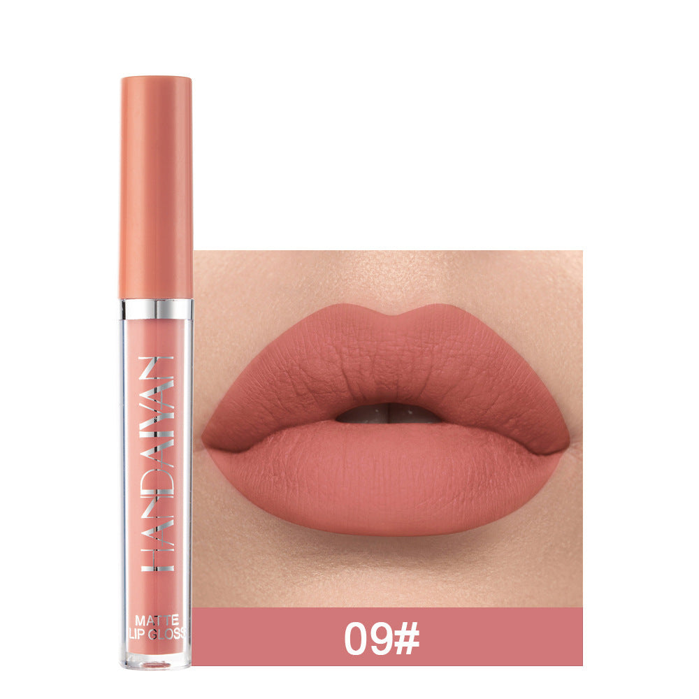 Matte Non-stick Cup Lip Gloss, Non-fading Matte Liquid Lipstick - XMART