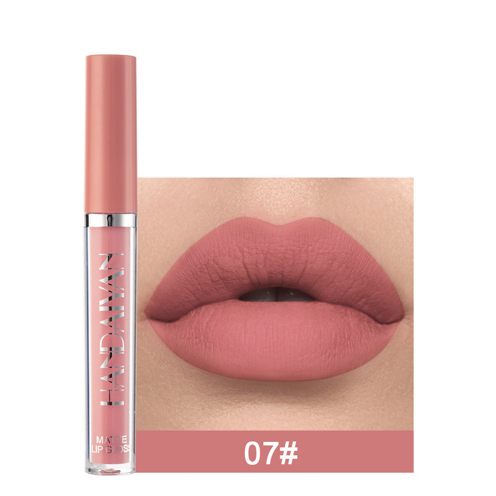 Matte Non-stick Cup Lip Gloss, Non-fading Matte Liquid Lipstick - XMART