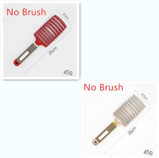 Hairbrush Anti Klit Brushy Haarborstel Women Detangler Hair Brush Bristle Nylon Scalp Massage  Teaser Hair Brush Comb - XMART