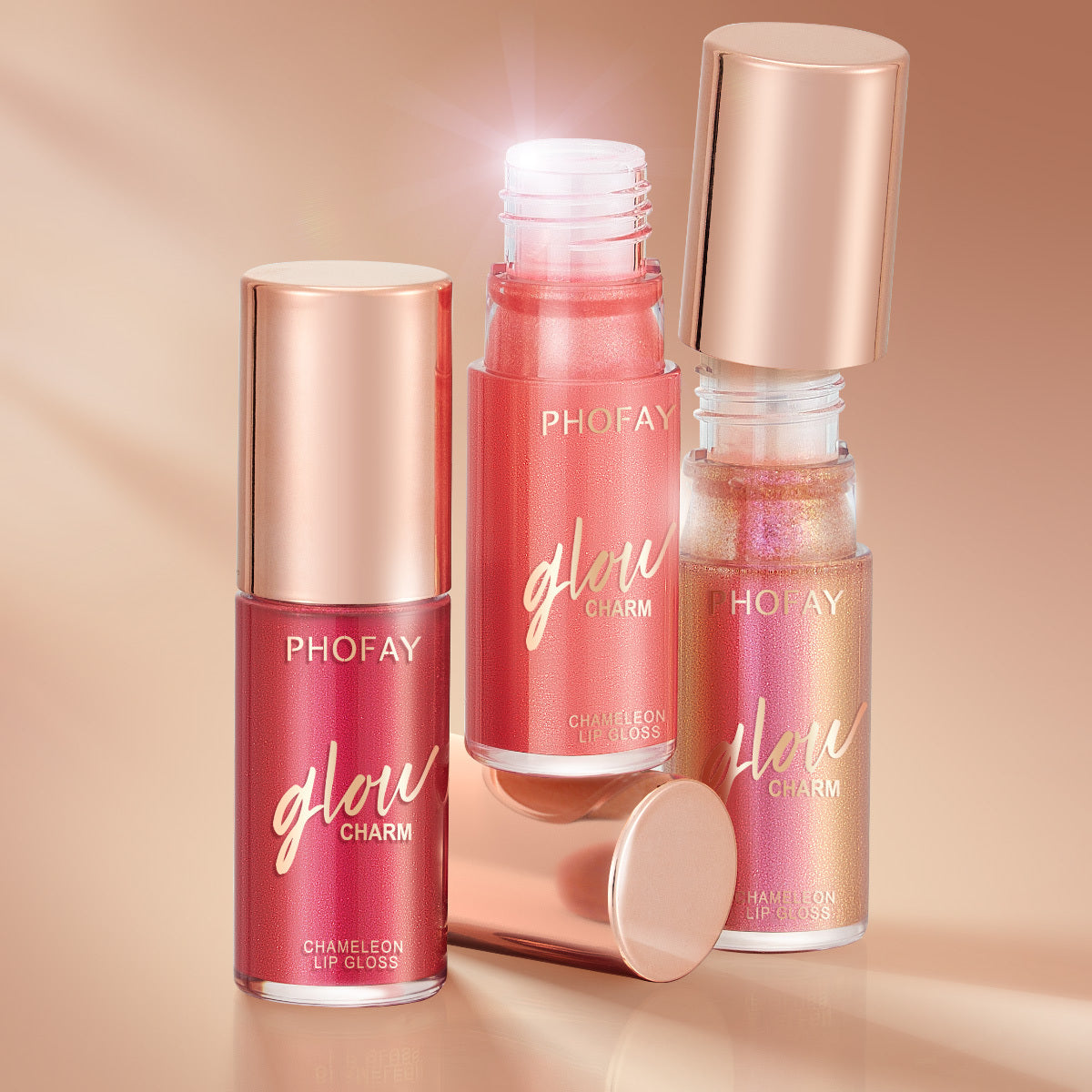 PHOFAY Moisturizing Shimmer Lip Gloss - XMART