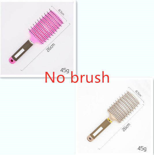 Hairbrush Anti Klit Brushy Haarborstel Women Detangler Hair Brush Bristle Nylon Scalp Massage  Teaser Hair Brush Comb - XMART