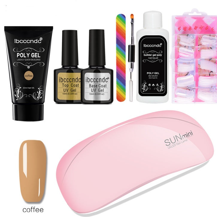 Painless And Rapid Extension Of Crystal Glue100-piece Boxed With Scaled Nail Crystal - XMART