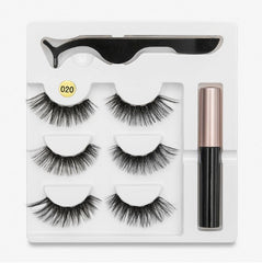 A Pair Of False Eyelashes With Magnets In Fashion - XMART