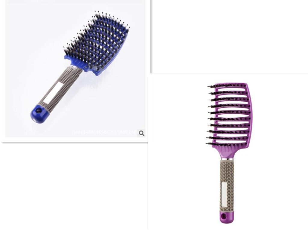 Hairbrush Anti Klit Brushy Haarborstel Women Detangler Hair Brush Bristle Nylon Scalp Massage  Teaser Hair Brush Comb - XMART