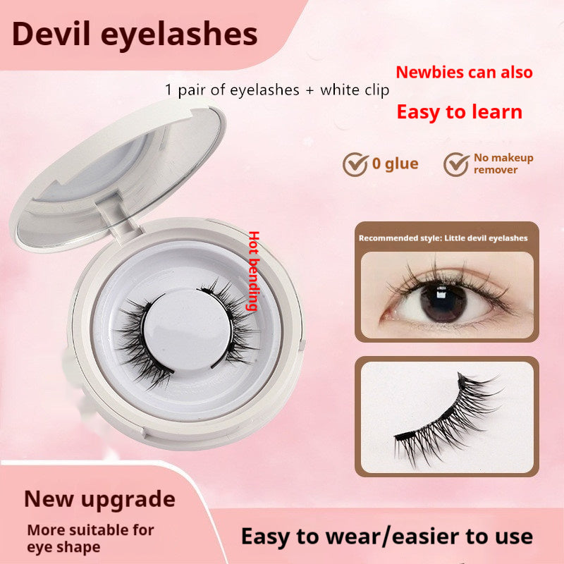Magnetic Suction False Eyelashes Little Devil Supernatural Magnet Suit - XMART
