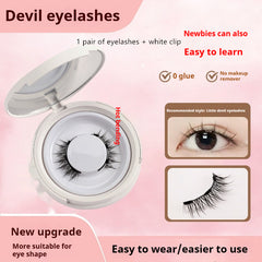Magnetic Suction False Eyelashes Little Devil Supernatural Magnet Suit - XMART