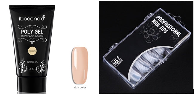 Painless And Rapid Extension Of Crystal Glue100-piece Boxed With Scaled Nail Crystal - XMART