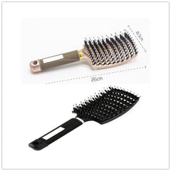 Hairbrush Anti Klit Brushy Haarborstel Women Detangler Hair Brush Bristle Nylon Scalp Massage  Teaser Hair Brush Comb - XMART