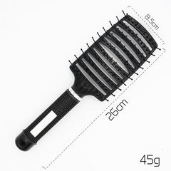Hairbrush Anti Klit Brushy Haarborstel Women Detangler Hair Brush Bristle Nylon Scalp Massage  Teaser Hair Brush Comb - XMART