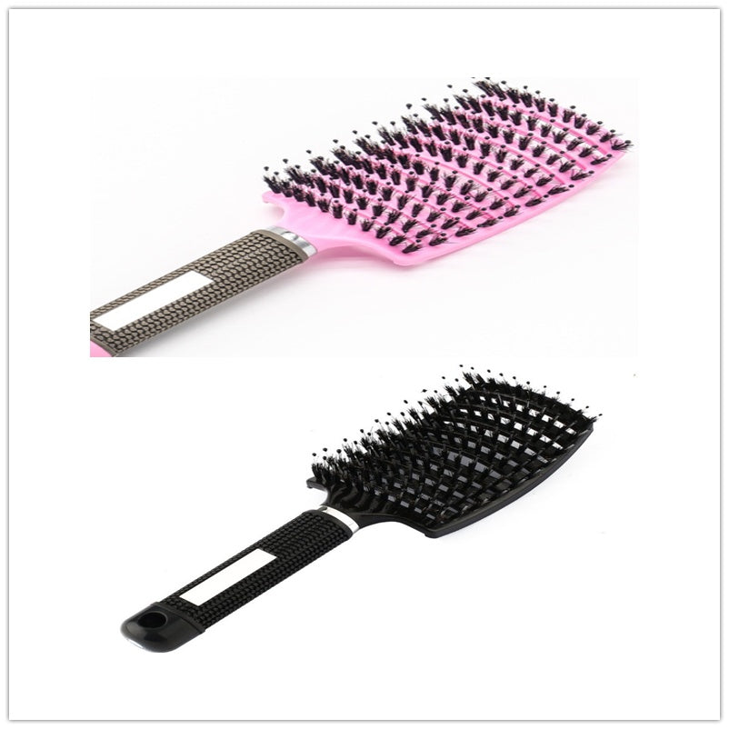 Hairbrush Anti Klit Brushy Haarborstel Women Detangler Hair Brush Bristle Nylon Scalp Massage  Teaser Hair Brush Comb - XMART