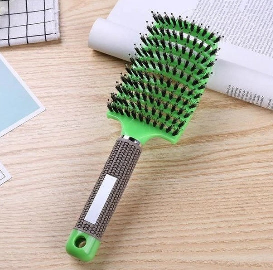 Hairbrush Anti Klit Brushy Haarborstel Women Detangler Hair Brush Bristle Nylon Scalp Massage  Teaser Hair Brush Comb - XMART