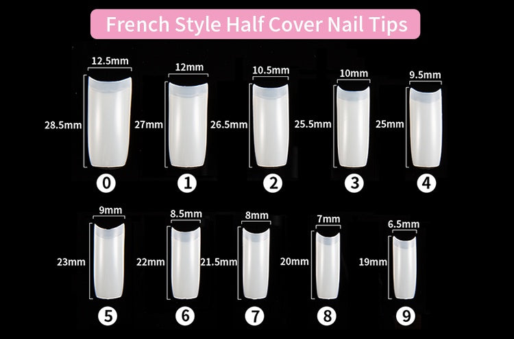 500 French nails - XMART