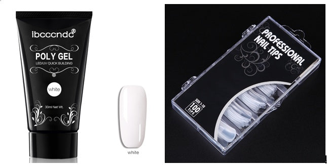 Painless And Rapid Extension Of Crystal Glue100-piece Boxed With Scaled Nail Crystal - XMART