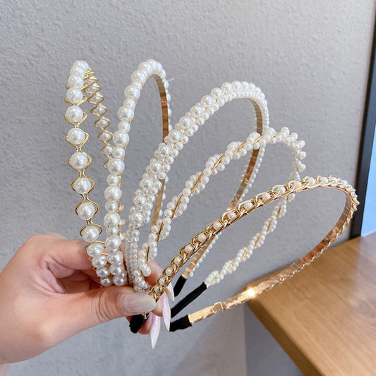 Thin pearl headband - XMART