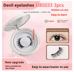 Magnetic Suction False Eyelashes Little Devil Supernatural Magnet Suit - XMART