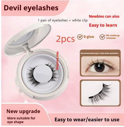 Magnetic Suction False Eyelashes Little Devil Supernatural Magnet Suit - XMART