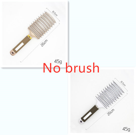 Hairbrush Anti Klit Brushy Haarborstel Women Detangler Hair Brush Bristle Nylon Scalp Massage  Teaser Hair Brush Comb - XMART
