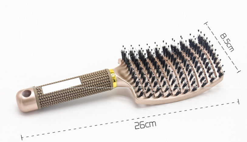 Hairbrush Anti Klit Brushy Haarborstel Women Detangler Hair Brush Bristle Nylon Scalp Massage  Teaser Hair Brush Comb - XMART