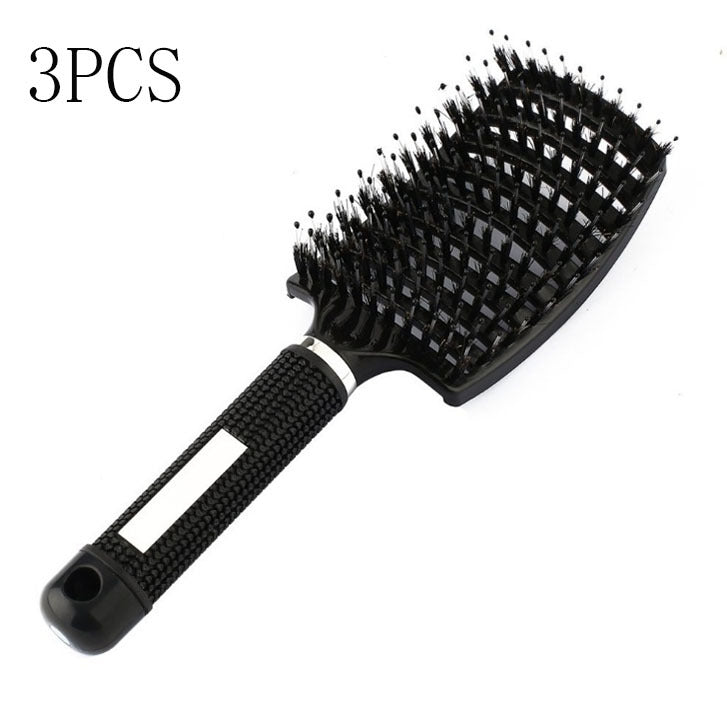 Hairbrush Anti Klit Brushy Haarborstel Women Detangler Hair Brush Bristle Nylon Scalp Massage  Teaser Hair Brush Comb - XMART