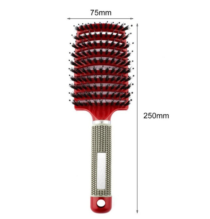 Hairbrush Anti Klit Brushy Haarborstel Women Detangler Hair Brush Bristle Nylon Scalp Massage  Teaser Hair Brush Comb - XMART