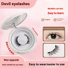 Magnetic Suction False Eyelashes Little Devil Supernatural Magnet Suit - XMART