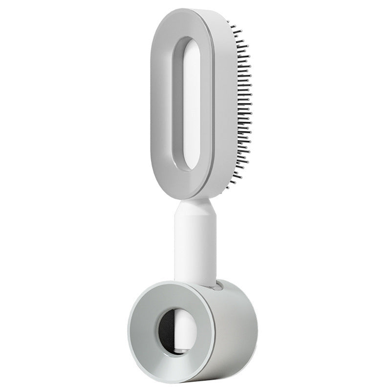 Self Cleaning Hair Brush For Women One-key Cleaning Hair Loss Airbag Massage Scalp Comb Anti-Static Hairbrush - XMART