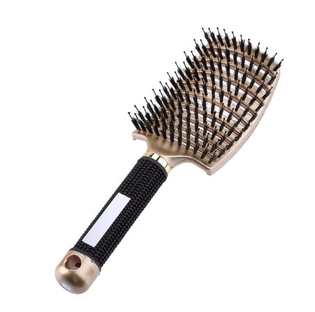 Hairbrush Anti Klit Brushy Haarborstel Women Detangler Hair Brush Bristle Nylon Scalp Massage  Teaser Hair Brush Comb - XMART