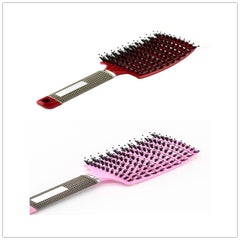 Hairbrush Anti Klit Brushy Haarborstel Women Detangler Hair Brush Bristle Nylon Scalp Massage  Teaser Hair Brush Comb - XMART