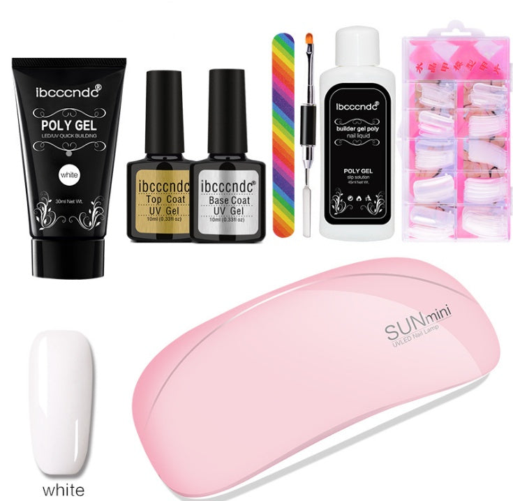 Painless And Rapid Extension Of Crystal Glue100-piece Boxed With Scaled Nail Crystal - XMART