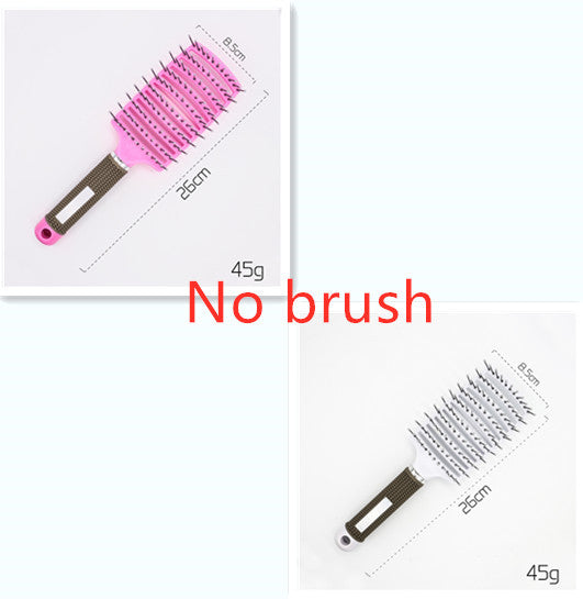 Hairbrush Anti Klit Brushy Haarborstel Women Detangler Hair Brush Bristle Nylon Scalp Massage  Teaser Hair Brush Comb - XMART