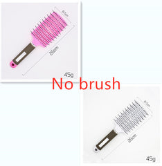 Hairbrush Anti Klit Brushy Haarborstel Women Detangler Hair Brush Bristle Nylon Scalp Massage  Teaser Hair Brush Comb - XMART