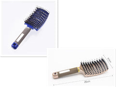 Hairbrush Anti Klit Brushy Haarborstel Women Detangler Hair Brush Bristle Nylon Scalp Massage  Teaser Hair Brush Comb - XMART