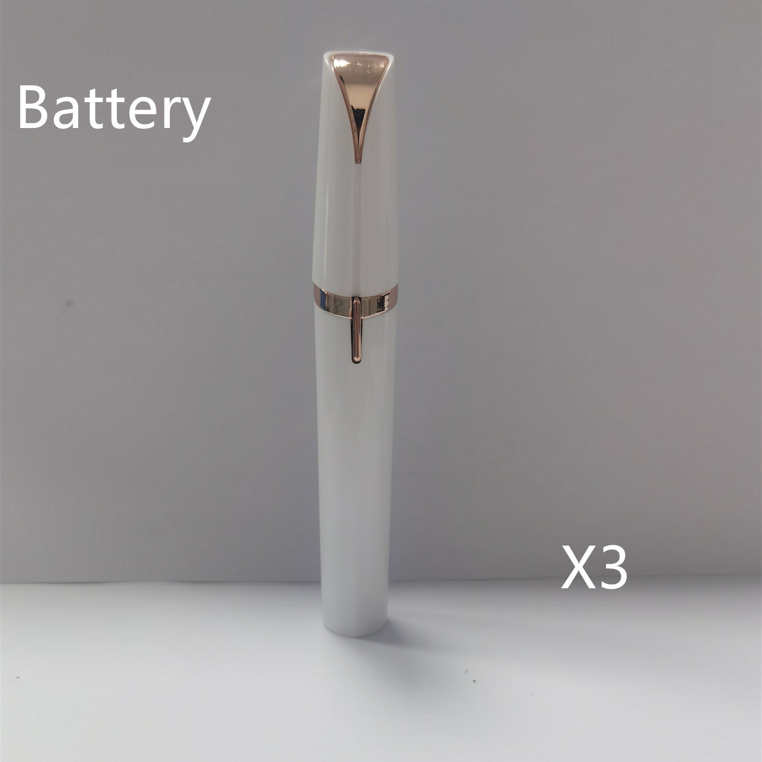 Mini Electric Eyebrow Trimmer Lipstick Brows Pen Hair Remover Painless Razor Epilator with LED Light - XMART