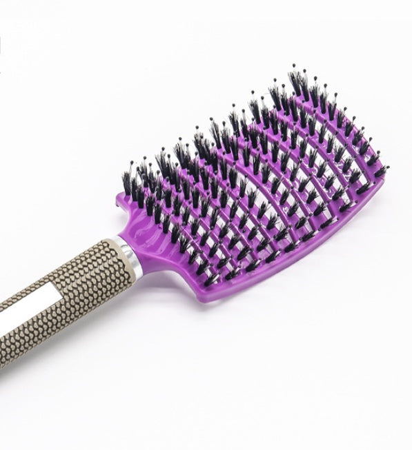 Hairbrush Anti Klit Brushy Haarborstel Women Detangler Hair Brush Bristle Nylon Scalp Massage  Teaser Hair Brush Comb - XMART