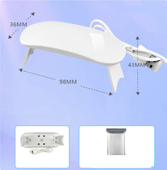 Light Therapy Machine USB Nail Light LED Portable 6W - XMART