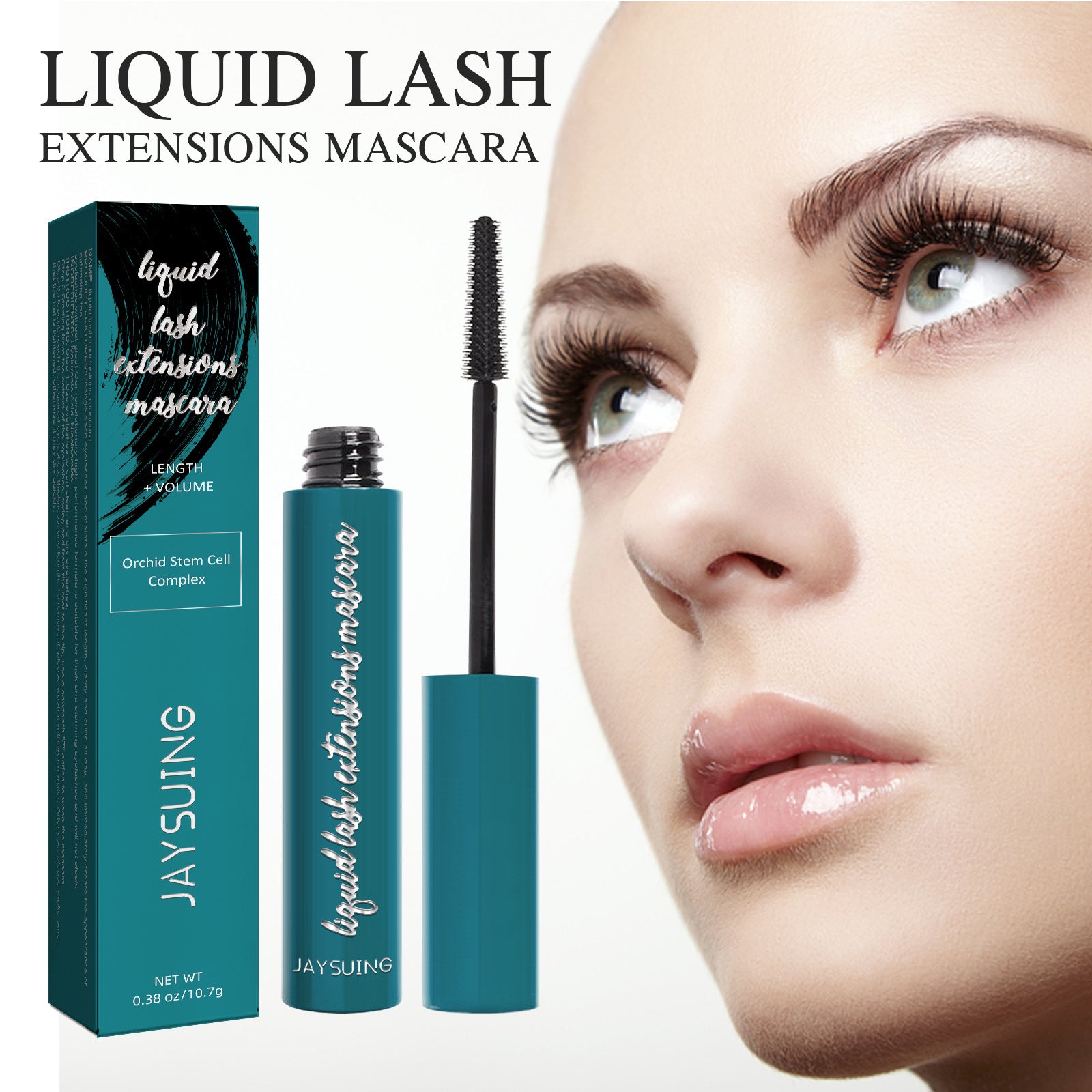 Mascara Liquid Lash Extensions, Liquid Lash Extensions Mascara,Premium Waterproof Smudge-proof Natural No Clumping Smudging Lasting All Day - XMART