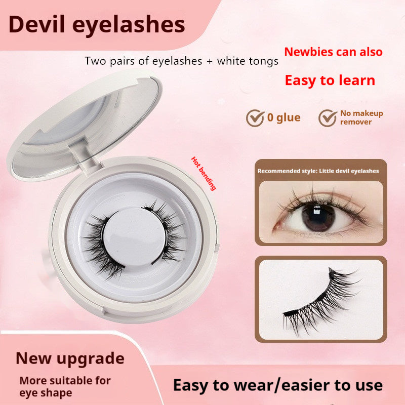 Magnetic Suction False Eyelashes Little Devil Supernatural Magnet Suit - XMART