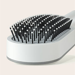 Self Cleaning Hair Brush For Women One-key Cleaning Hair Loss Airbag Massage Scalp Comb Anti-Static Hairbrush - XMART