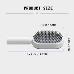 Comb Self-Cleaning Hair Brush, 3D Air CushionMassage Brush Air Bag Massage - XMART